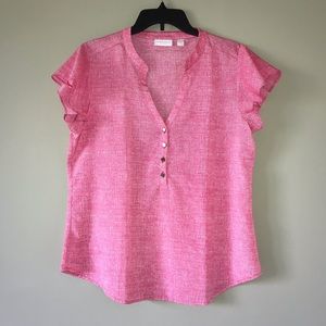 New York and Company Women’s M Business Pink Shirt